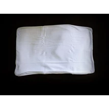 Utazó párna huzat (100% Pamut Jersey, fehér) 25 x 45 cm